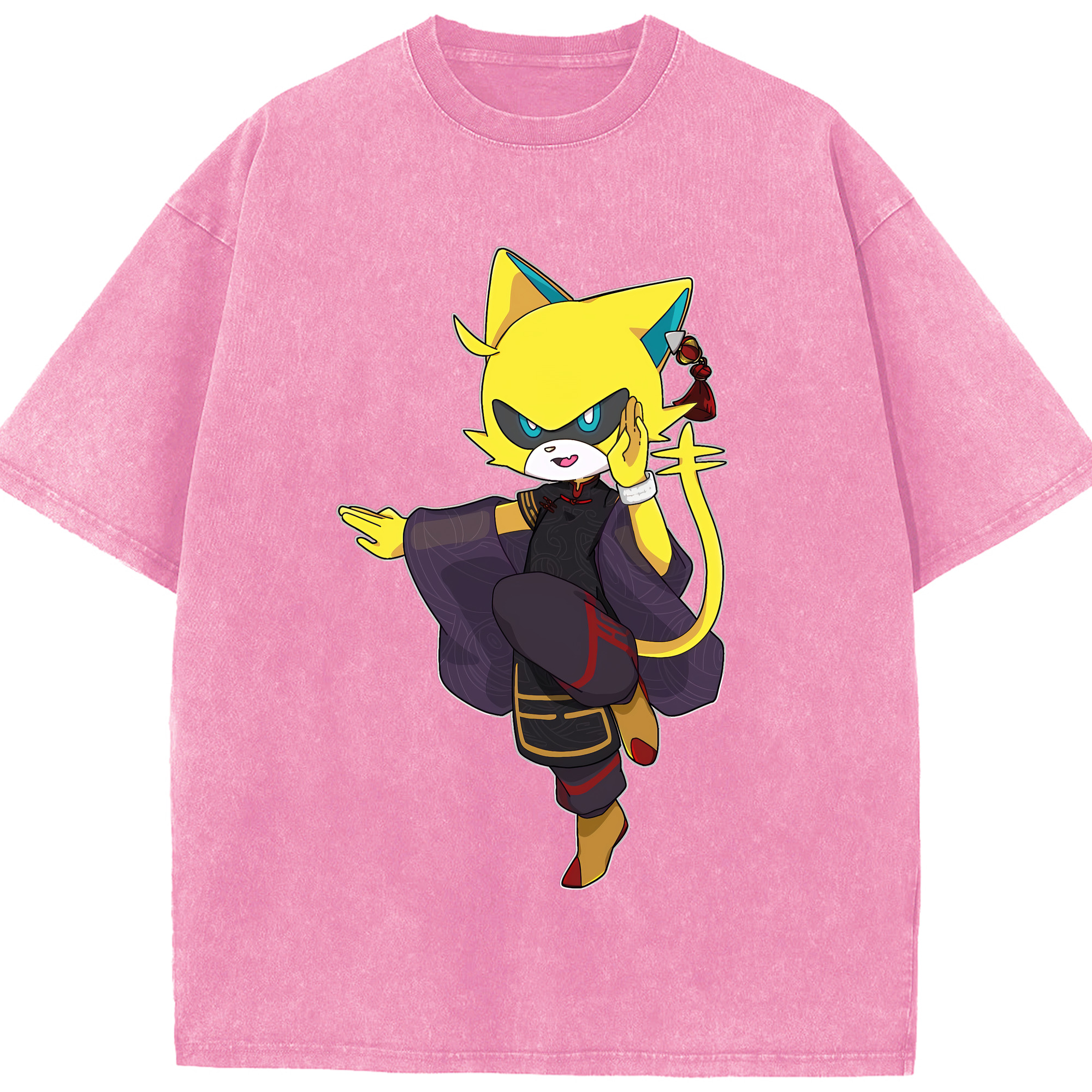 （画像用） 妖怪ウォッチ Yo-kai Watch 綿100% ヴィンテージ風 半袖Tシャツ（フロントプリント）